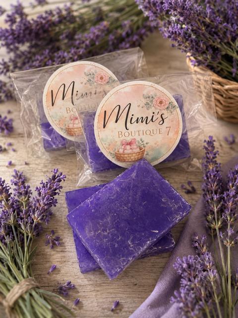 Loofah Infused Lavender Scented Glycerin Soap 2 Pack